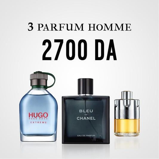 3 parfum homme 